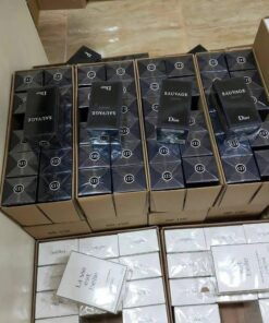 Authentic designer perfume bottle with luxury packaging