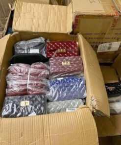 Wholesale pallet of luxury women’s handbags in assorted styles, colors, and premium finishes – ideal for retail or online resale